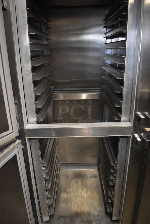 Beverage Air Model PRD48 Stainless Steel Commercial 4 Half Size Door Reach In Pass Through Cooler. 208/230 Volts, 1 Phase. 52x38x85. Tested and Working! - Image 5 of 7