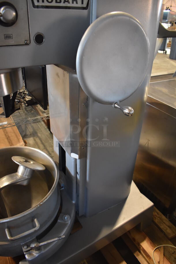 REFURBISHED! Hobart P 660 Metal Commercial Floor Style 60 Quart Planetary Dough Mixer w/ Stainless Steel Mixing Bowl and Dough Hook Attachment. 240 Volts, 1 Phase. Unit Has Been Professionally Refurbished! 28x40x56 - Image 9 of 10