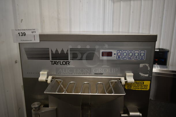 Taylor C118-33 Stainless Steel Commercial Floor Style Water Cooled Batch Freezer on Commercial Casters. 208-230 Volts, 3 Phase.  - Image 2 of 7