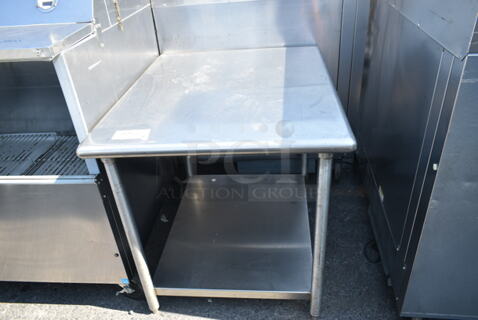 Stainless Steel Table w/ Under Shelf. 