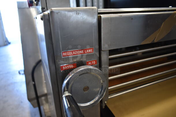 Ostali Taglerina Orizzontale Metal Commercial Floor Style Reversible Dough Sheeter on Commercial Casters. 400 Volts, 3 Phase. - Image 8 of 8