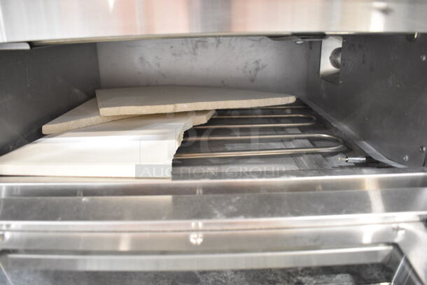 2024 Crosson CPO-160 Stainless Steel Commercial Countertop Electric Powered Pizza Oven w/ Broken Cooking Stone. 120 Volts, 1 Phase. Tested and Working! - Image 4 of 6