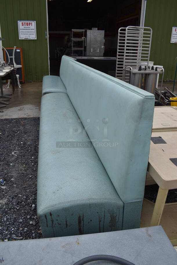 3 Blue Single Sided Booth Seats. 90x26x43. 3 Times Your Bid! - Image 10 of 10