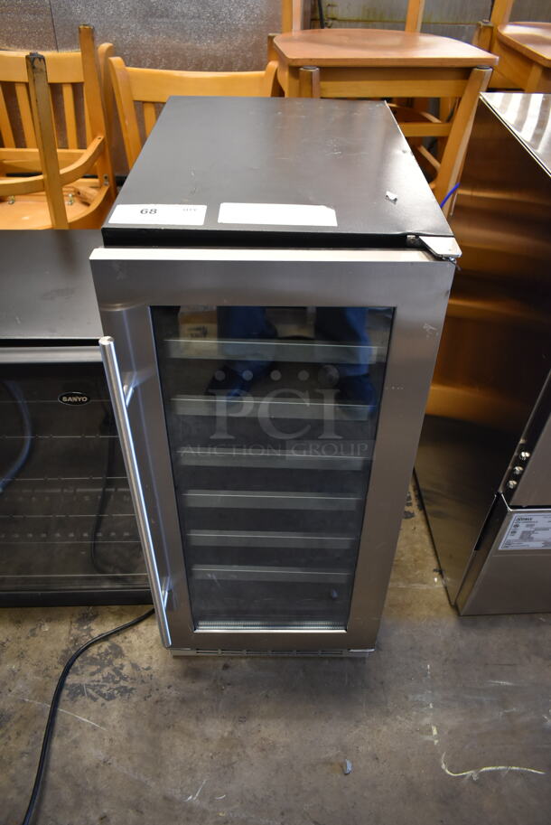 Danby DWC031D1BSSPR Stainless Steel Commercial Mini Wine Cooler Merchandiser. 115 Volts, 1 Phase. Tested and Working!