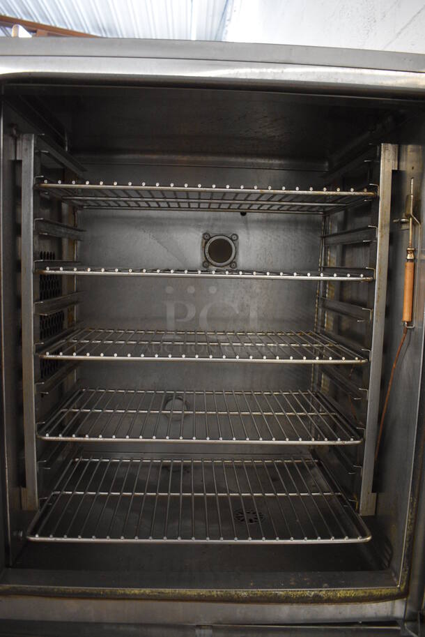 Alto Shaam Model Stainless Steel Commercial Electric Powered Combitherm Convection Oven w/ View Through Door and Metal Oven Racks on Metal Stand. 208-240 Volts, 3 Phase. 41x30x71 - Image 4 of 9