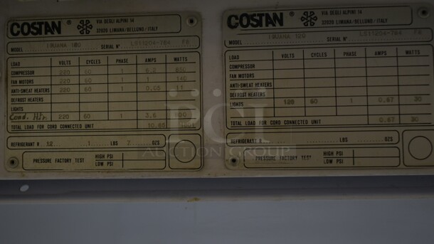 Costan IGUANA 180 Metal Commercial Open Grab N Go Merchandiser. 220 Volts, 1 Phase.  - Image 4 of 4