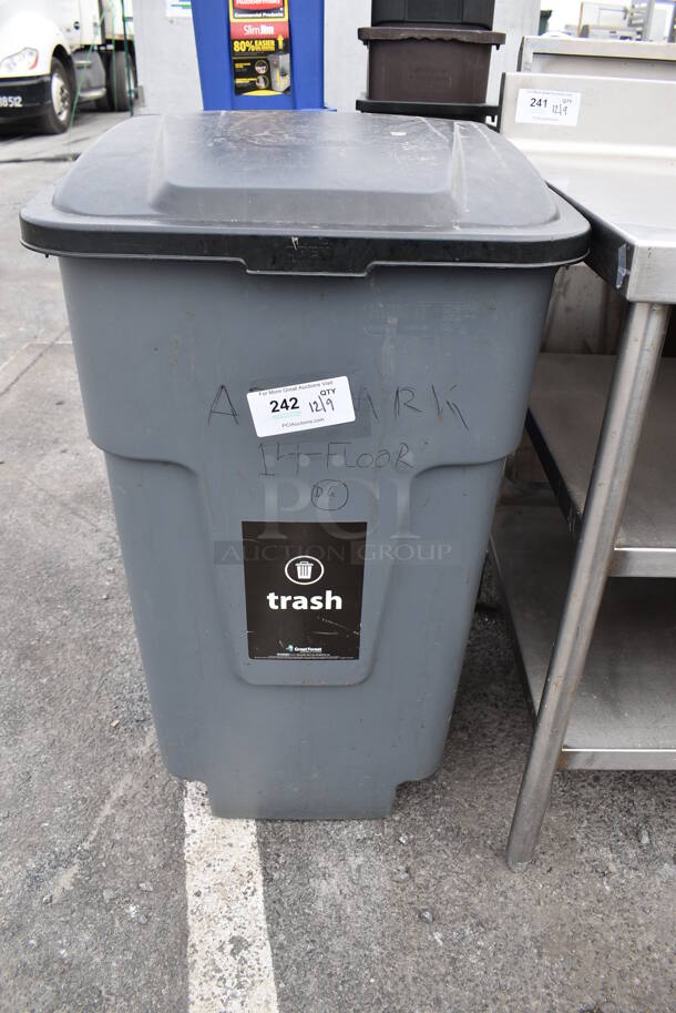 Carlisle 345050 Poly Trash Can. 23x28x39 - Image 1 of 5