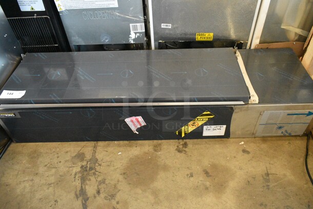 BRAND NEW SCRATCH AND DENT! Stainless Steel Commercial Countertop Refrigerated Rail. 115 Volts, 1 Phase. Tested and Working! - Image 1 of 5