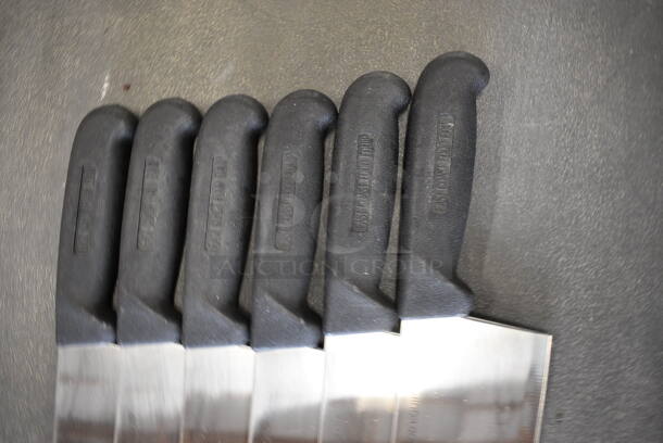 6 Sharpened Stainless Steel Chef Knives. 15". 6 Times Your Bid! - Image 3 of 4