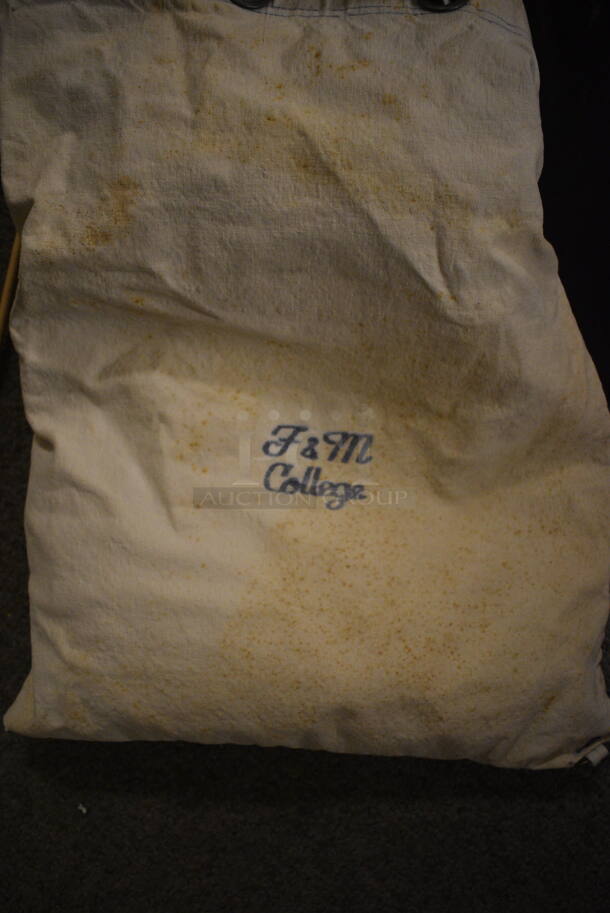 ALL ONE MONEY! Tier Lot of Various Items Including American Flags, Custom Tailored Dress Shirts, F&M Towel, Sweaters, and WAP SQ 400 Filters  - Image 7 of 10