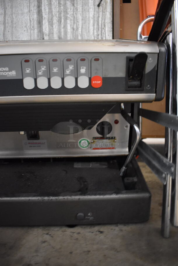 Nuova Simonelli Stainless Steel Commercial Countertop 2 Group Espresso Machine w/ 2 Steam Wands. 208-240 Volts, 1 Phase. 25x20x23 - Image 3 of 6