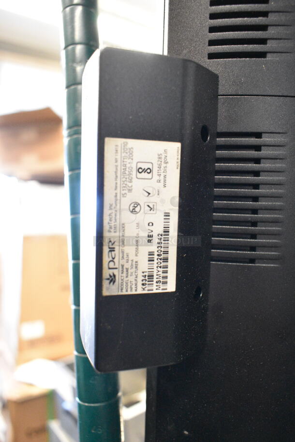 11 Various Items Including 2 Par POS Monitors, 2 NCR POS Monitors, 2 Verifone Credit Card Reader, 2 Epson M244A Receipt Printer, Epson M129B Receipt Printer, 2 APC Uninterruptible Power Supply. 11 Times Your Bid!  - Image 3 of 12