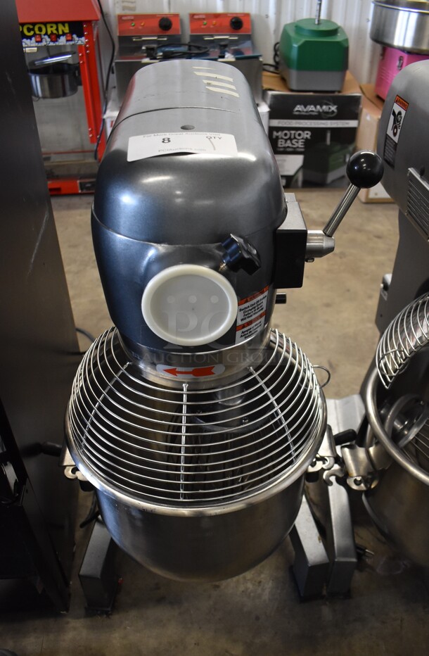 Avantco MX20 Metal Commercial 20 Quart Planetary Dough Mixer w/ Stainless Steel Mixing Bowl, Bowl Guard, Balloon Whisk Attachment. 120 Volts, 1 Phase. 19x21x32. Tested and Does Not Power On - Image 1 of 11