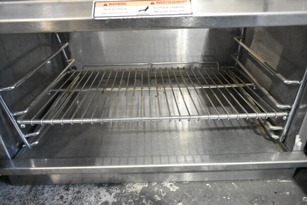 Vulcan VICM24-101 Stainless Steel Commercial Natural Gas Powered Cheese Melter. 20,000 BTU.  - Image 2 of 3