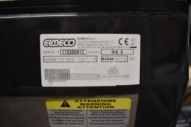 Elmeco FC3 Stainless Steel Commercial Countertop 3 Hopper Slushie Machine. Missing Lids. 115 Volts, 1 Phase. 25x24x28. Tested and Working! - Image 7 of 7