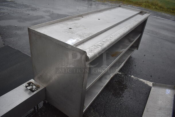 Stainless Steel Commercial Soda Station w/ 2 Under Shelves. 84x25x37 - Image 4 of 4