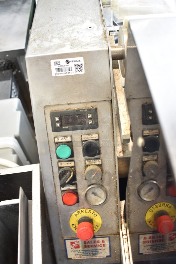 Autopac SVG80 Stainless Steel Commercial Floor Style Automatic Packaging Machine on Commercial Casters. 210 Volts.  - Image 5 of 9
