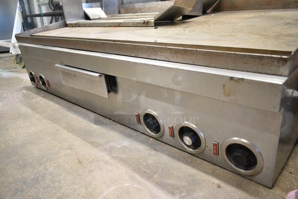 Stainless Steel Commercial Countertop Electric Powered Flat Top Griddle. 240 Volts, 1 Phase.  - Image 3 of 8