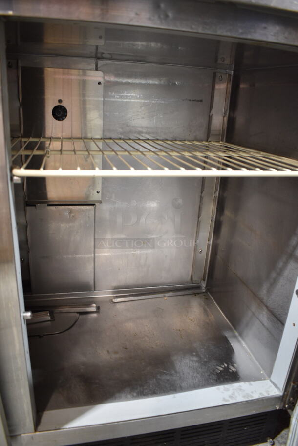 Duke RUF-48 M Stainless Steel Commercial 2 Door Work Top Cooler. 120 Volts, 1 Phase. Tested and Powers On But Does Not Get Cold - Image 4 of 6