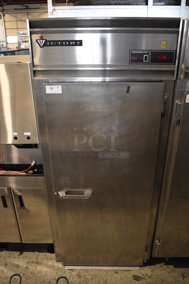 Victory RISA-1D-S7 Stainless Steel Commercial Single Door Roll In Rack Cooler. 115 Volts, 1 Phase. 36x34x84. Tested and Powers On But Does Not Get Cold - Image 1 of 8