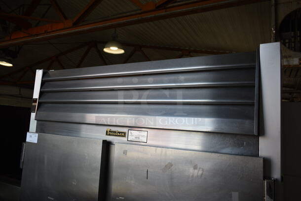 Traulsen G20010 ENERGY STAR Stainless Steel Commercial 2 Door Reach In Cooler w/ Poly Coated Racks on Commercial Casters. 115 Volts, 1 Phase. Tested and Powers On But Does Not Get Cold - Image 2 of 7