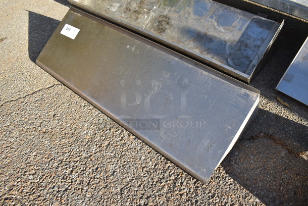 Metal Shelf w/ Wall Mount Brackets. 36x12x10 - Image 2 of 3