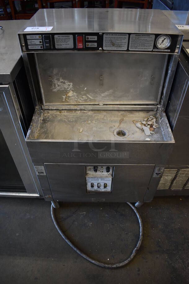Perlick Model PKB824 Stainless Steel Commercial Glass Washer. 120 Volts, 1 Phase. 24x24x38