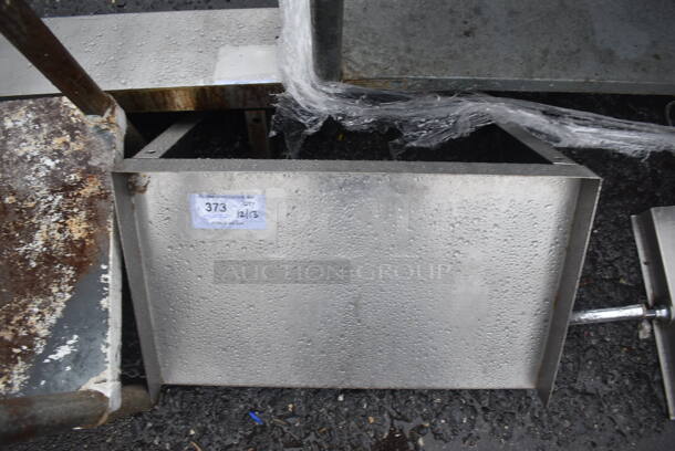 Stainless Steel Commercial Wall Mount Shelf w/ Brackets. 24x16x16 - Image 3 of 3
