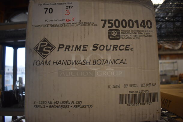 3 Boxes of 3 Prime Source Foam Handwash Bottles. 3.5x4x10. 3 Times Your Bid! - Image 4 of 4