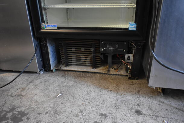 Imbera VR12 ENERGY STAR Metal Commercial Single Door Reach In Cooler Merchandiser. 115 Volts, 1 Phase. Tested and Powers On But Does Not Get Cold - Image 3 of 5