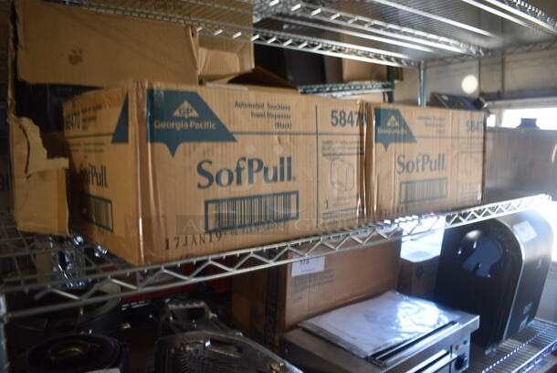 2 BRAND NEW IN BOX! Georgia Pacific Wall Mount Poly Paper Towel Dispensers. 2 Times Your Bid! - Image 2 of 5