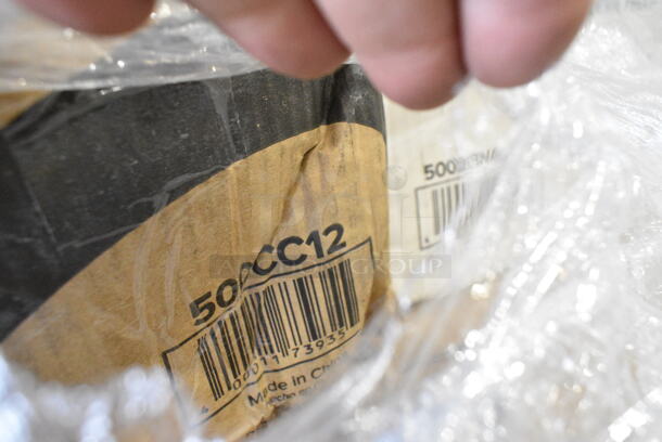 20 BRAND NEW Boxes Including 127RD12BULK Choice 12 oz. Customizable Microwavable Translucent Round Deli Container - 500/Case, 500CC12 Choice Clear PET Customizable Plastic Cold Cup - 12 oz. - 1000/Case, 5002BNAPWH Choice 2-Ply White Beverage / Cocktail Napkin - 3000/Case, Choice Insulated Foil Sandwich Wrap Sheets. 20 Times Your Bid!  - Image 5 of 12