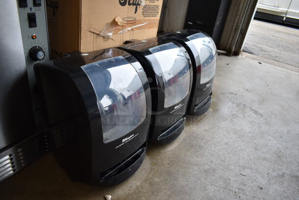 3 Whisper Black Poly Wall Mount Hand Towel Dispensers. 3 Times Your Bid! - Image 3 of 3