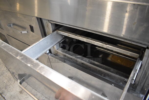 Randell Stainless Steel Commercial Prep Table w/ 4 Drawers on Commercial Casters. 72x35x48. Tested and Powers On But Does Not Get Cold - Image 5 of 5