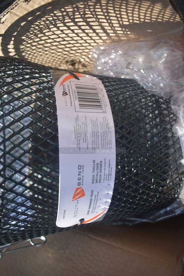 BRAND NEW IN BOX! South Bend Wire Minnow Traps, Green. - Image 2 of 4