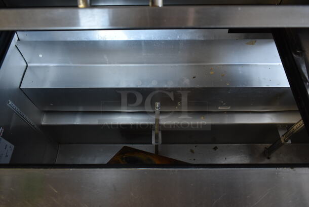 2017 True TSSU-72-30M-B-ST Stainless Steel Commercial Sandwich Salad Prep Table Bain Marie Mega Top on Commercial Casters. 115 Volts, 1 Phase. Tested and Working! - Image 4 of 8