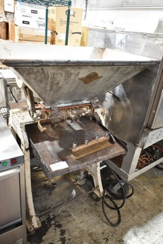 Kotten Dandy Metal Commercial Floor Style Cookie Depositor. 200-230/460 Volts, 3 Phase.