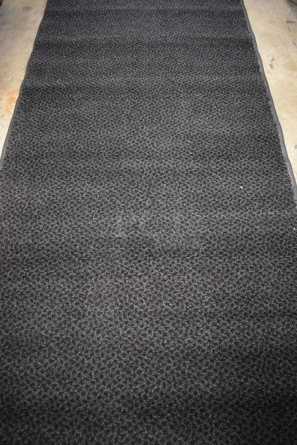 Black Floor Rug. 34x115.5 - Image 4 of 5