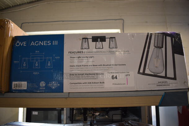 BRAND NEW SCRATCH AND DENT! Ove Agnes III Light Fixture - Image 1 of 3