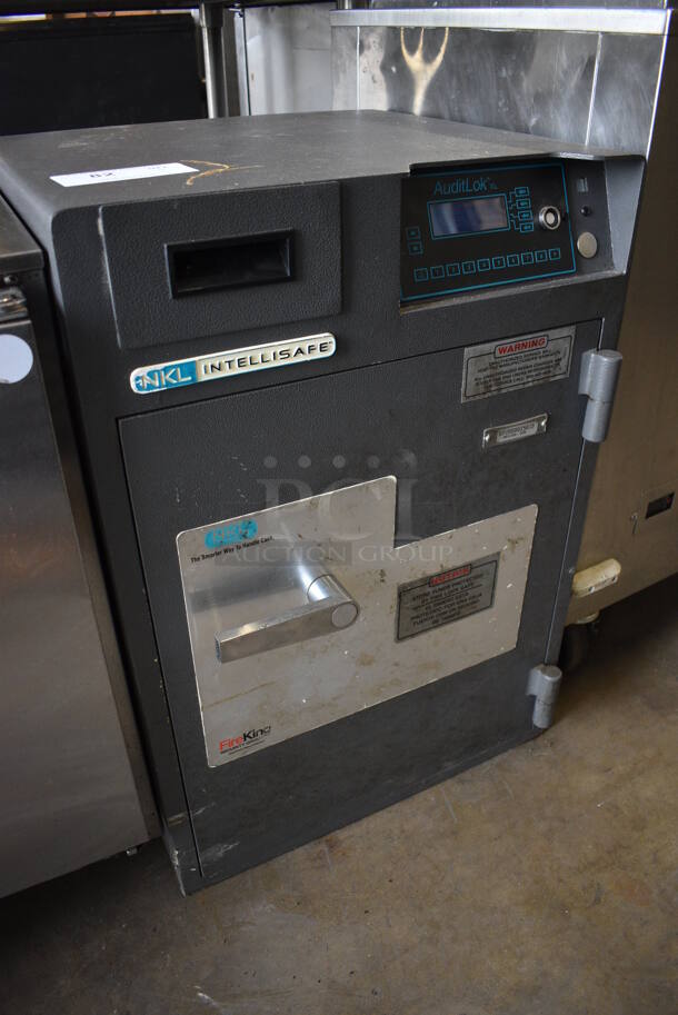NKL AuditLok Black Metal Single Compartment Safe. Does Not Come w/ Combination. 20x19x29 - Image 2 of 6