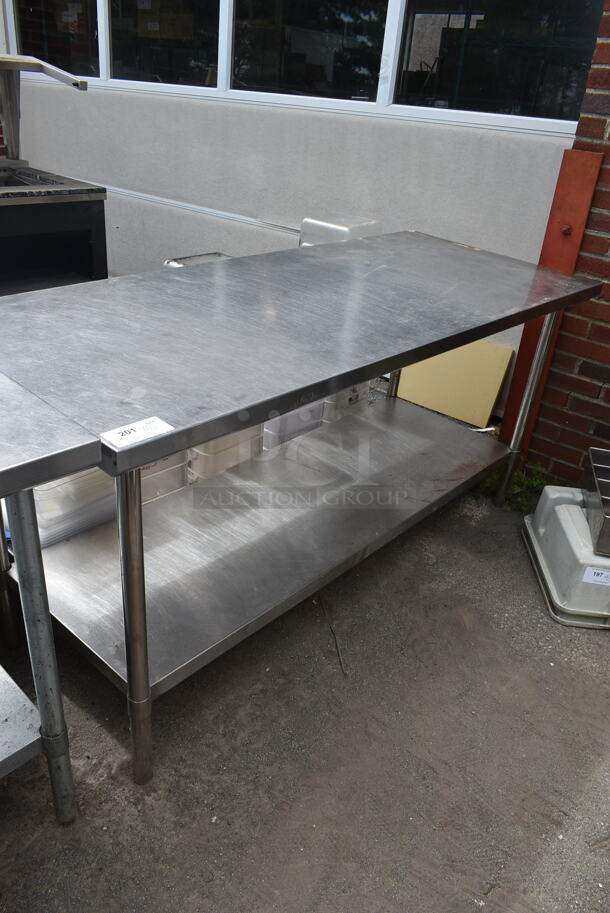 Stainless Steel Table w/ Under Shelf. - Image 1 of 4