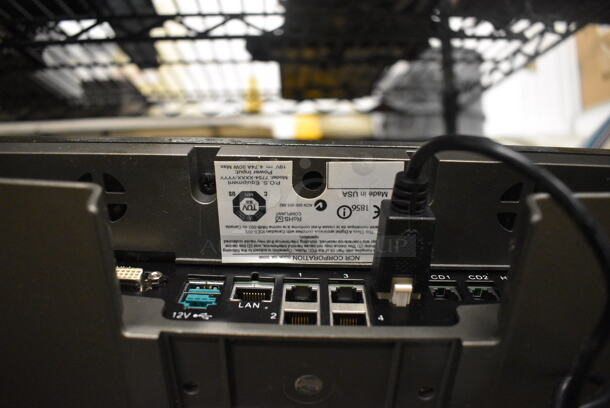 3 NCR 15" POS Monitors w/ Credit Card Strip Reader. 3 Times Your Bid! - Image 2 of 3