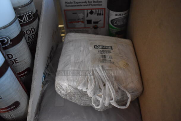 ALL ONE MONEY! Tier Lot of Various Items Including Cleaners, Envelopes and Wall Mounted Cigarette Receptacle - Image 7 of 12