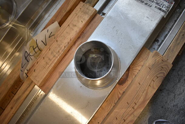 BRAND NEW IN CRATE! Eagle Model FT-1296-FG Stainless Steel Commercial Floor Trough w/ Fiber Glass Grating. 100x16x12 - Image 5 of 6