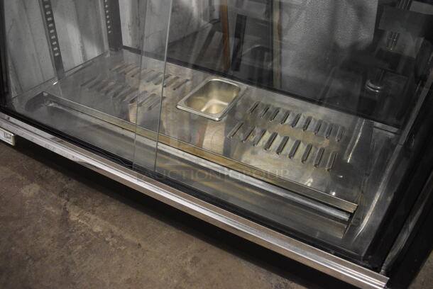 Metal Commercial Countertop Heated Display Case Merchandiser. 35x20x24. Tested and Working! - Image 3 of 5