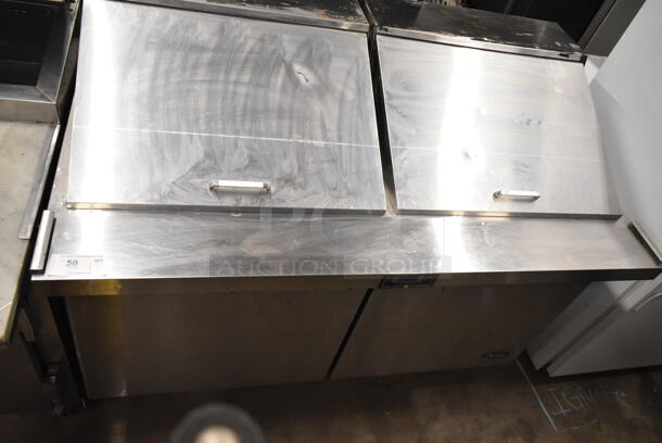 2018 Atosa MSF8307GR Stainless Steel Commercial Sandwich Salad Prep Table Bain Marie Mega Top. 115 Volts, 1 Phase. Tested and Working! - Image 2 of 7