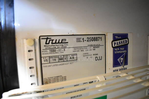True TSSU-27-8 Stainless Steel Commercial Sandwich Salad Prep Table Bain Marie Mega Top. 115 Volts, 1 Phase. Tested and Working! - Image 6 of 6
