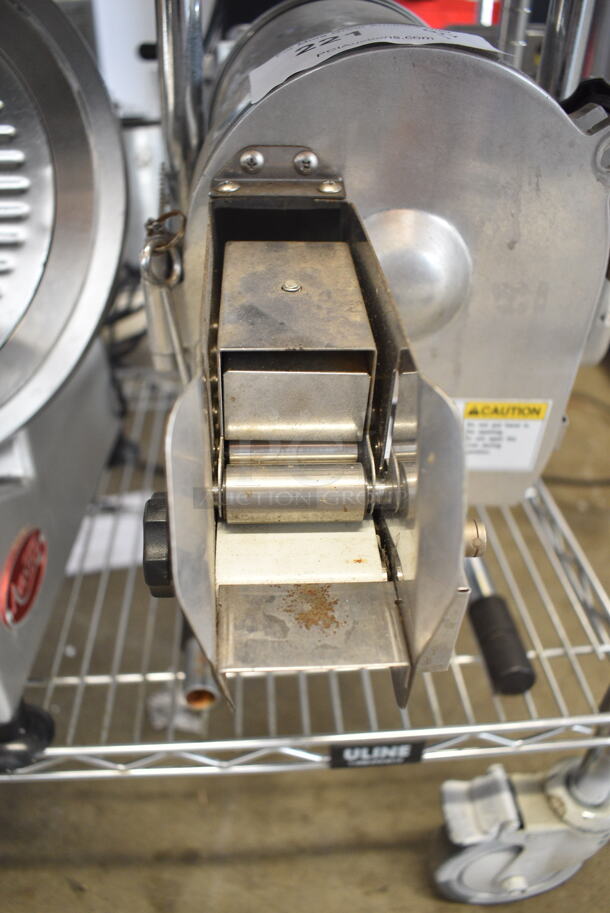 Happy Industrial A-OHC50 Metal Commercial Vegetable Slicer. 110-120 Volts, 1 Phase. Tested and Working!  - Image 4 of 6