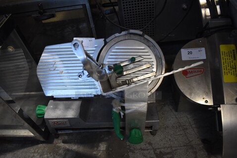 Presto Stainless Steel Commercial Countertop Automatic Meat Slicer. 24x21x26. Tested and Does Not Power On