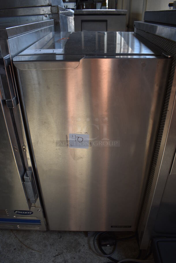 Hoshizaki Stainless Steel Commercial Slim Line Self Contained Ice Machine. 14.5x23x32 